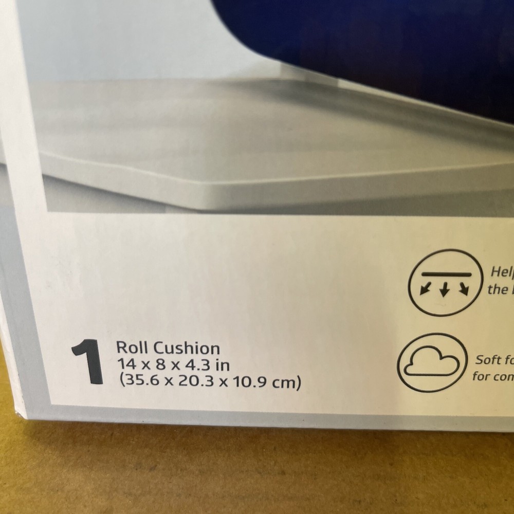 Midline Back On Track Compressed Foam Roll Cushion For Back Support