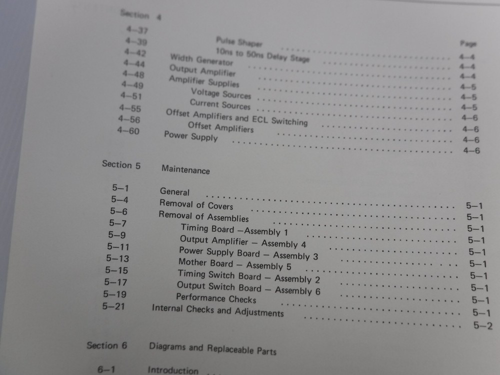 Hewlett Packard 8008A Generator Manual 08008-9002