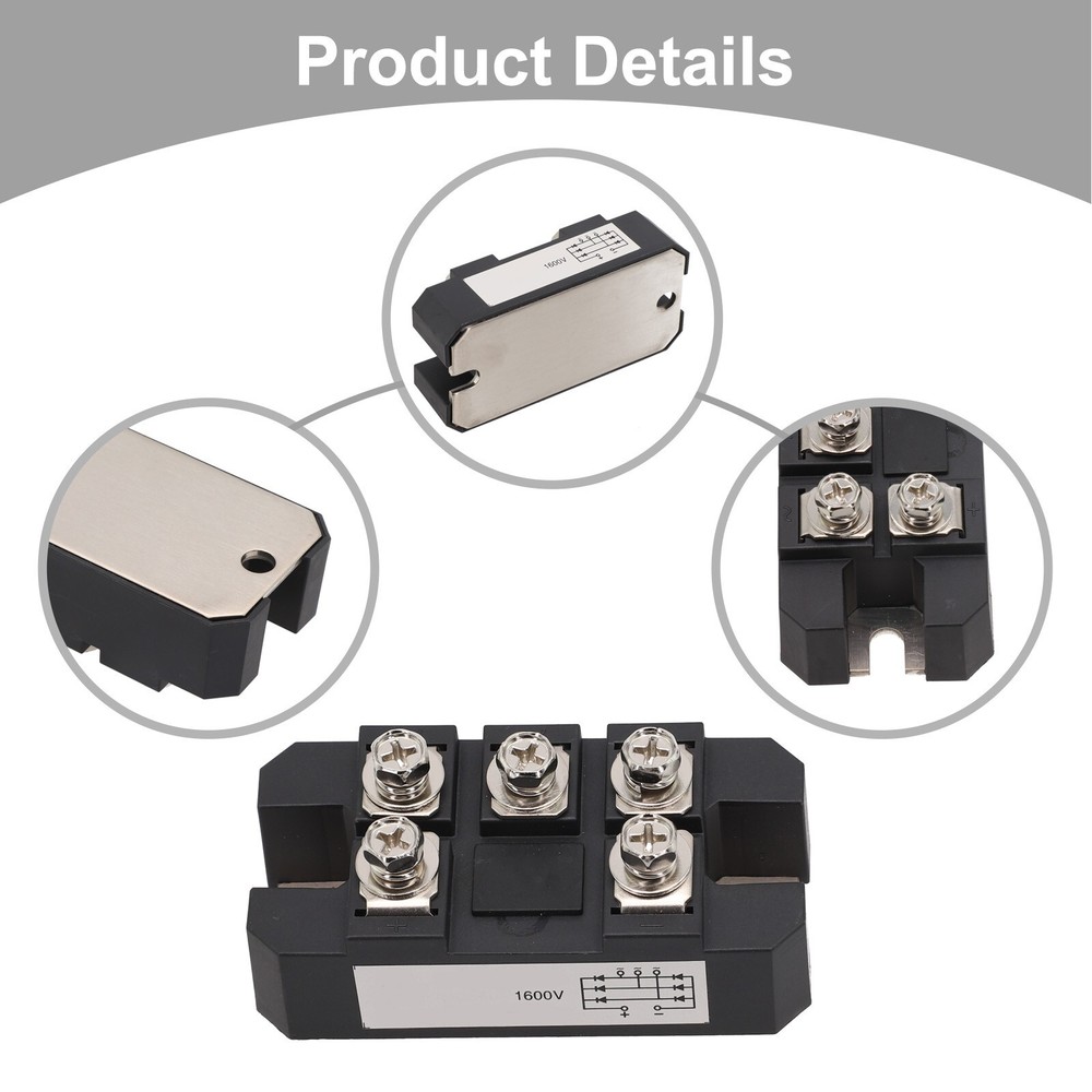 1Pc MDS20A-300A/500A/800A/1000A/1200A 1600V Three Phase Rectifier Bridge Stack