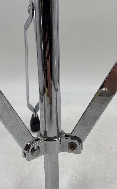 Single-Braced Legs Adjustable Chrome Tripod Foldable Drum Cymbal Stand