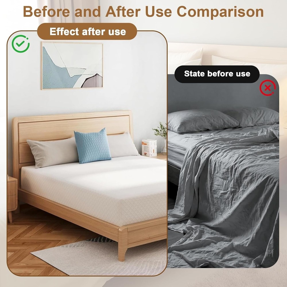 Adjustable Elastic Fitted Sheet Keeper Straps Bed Holder Bedsheet Suspenders