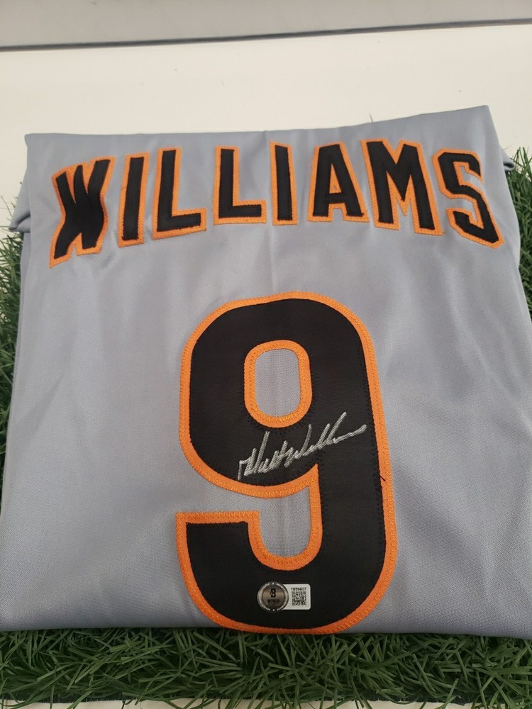 MATT WILLIAMS SIGNED AUTOGRAPHED PRO STYLE GREY JERSEY GIANTS BAS COA