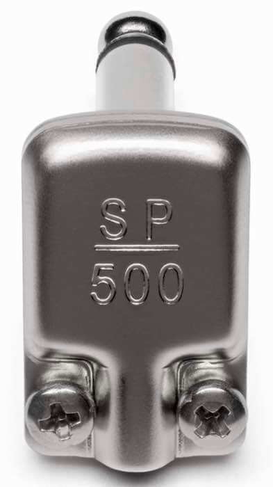 Squareplug SP500 Low Profile Right Angle TS Plug, Nickel