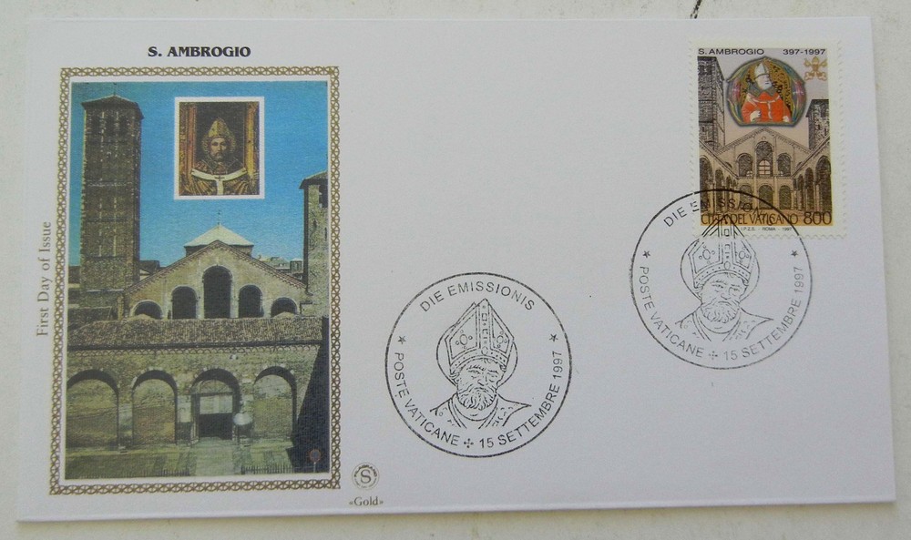 Vatican cover FDC sc 1051 silk cachet