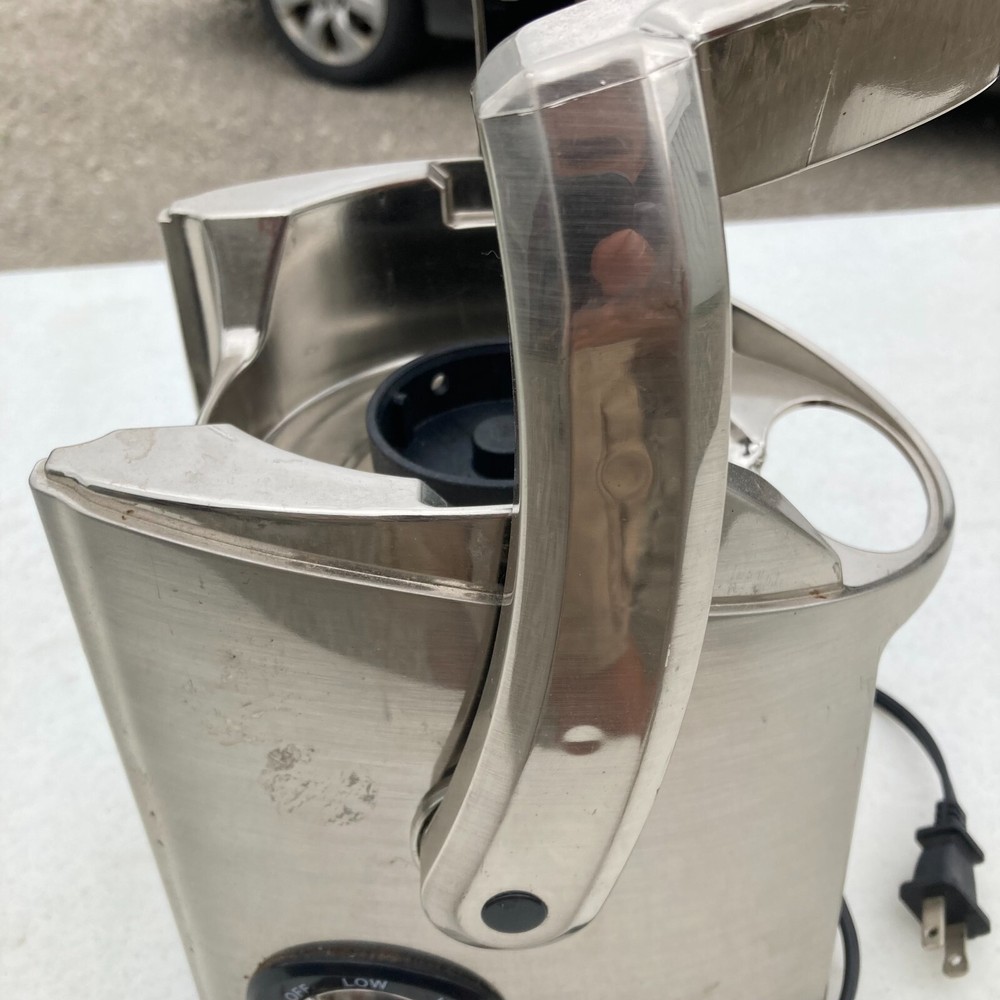 Juiceman Juicer JM400 Replacement Part Only MOTOR BASE UNIT Tested Works Silver