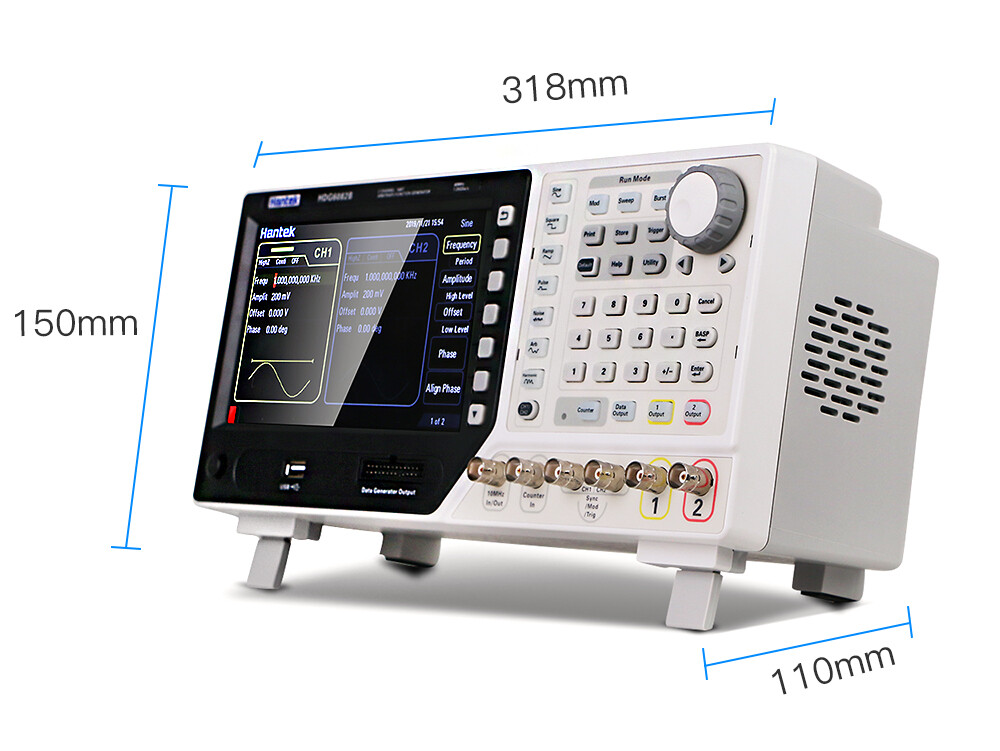 Hantek Arbitrary Waveform Function Generator HDG6202B 2CH 200MHZ 16Bit 1.25GSa/s