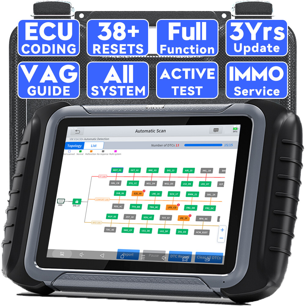 XTOOL D8 Topology Car Bidirectional Diagnostic Scanner Full System Coding Tool
