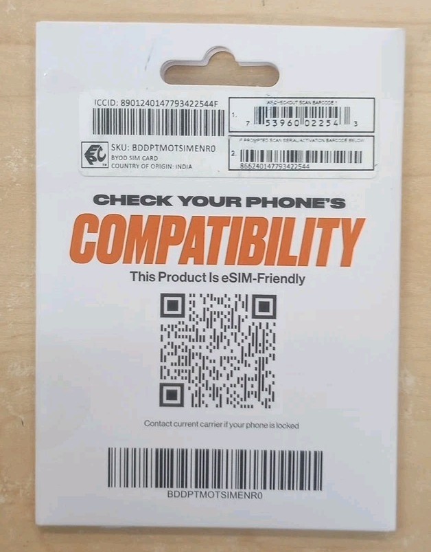 Boost Mobile BYOD SIM Card Starter Kit (Factory Sealed)
