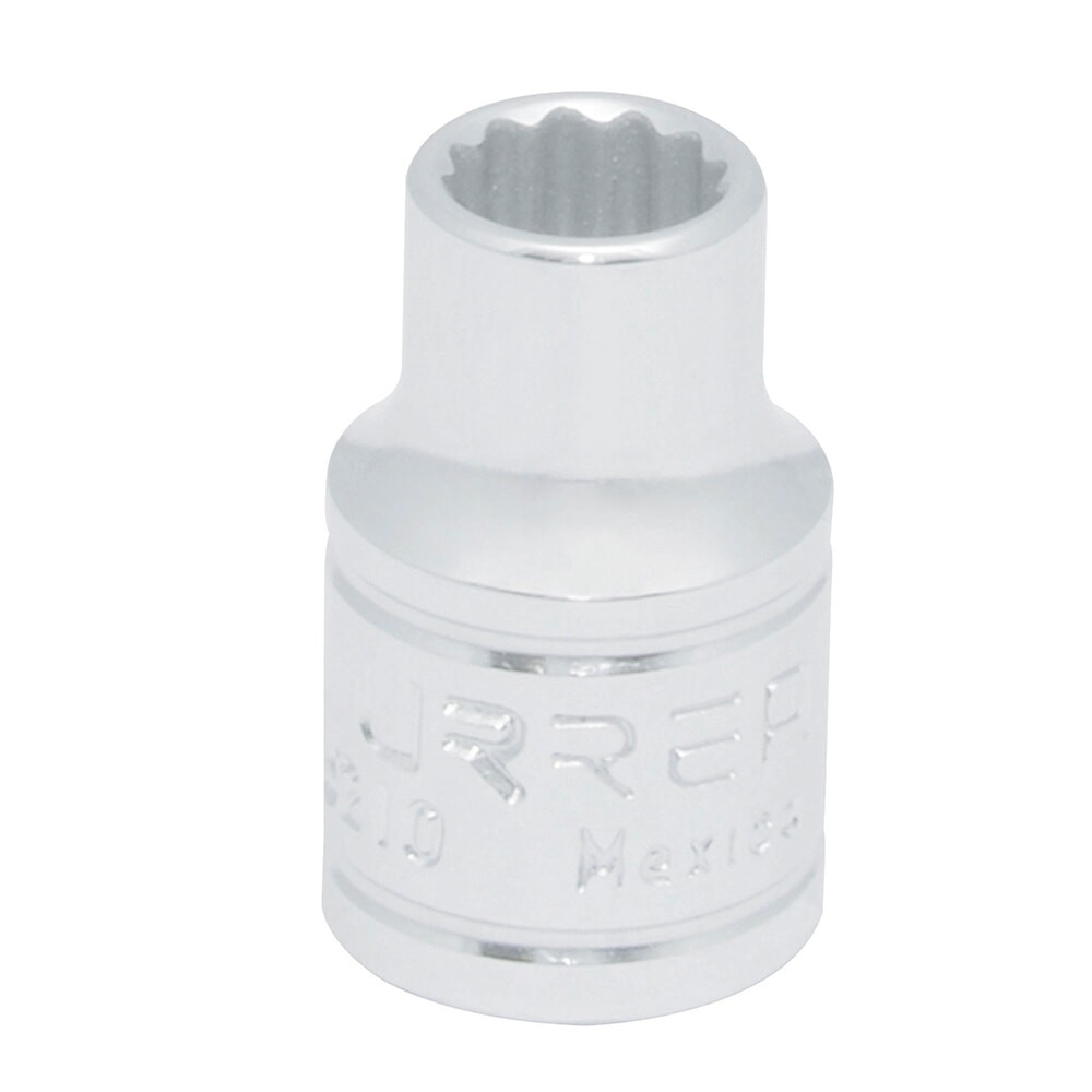 URREA 5208 3/8" Drive Chrome Standard Socket 12 Point 1/4"