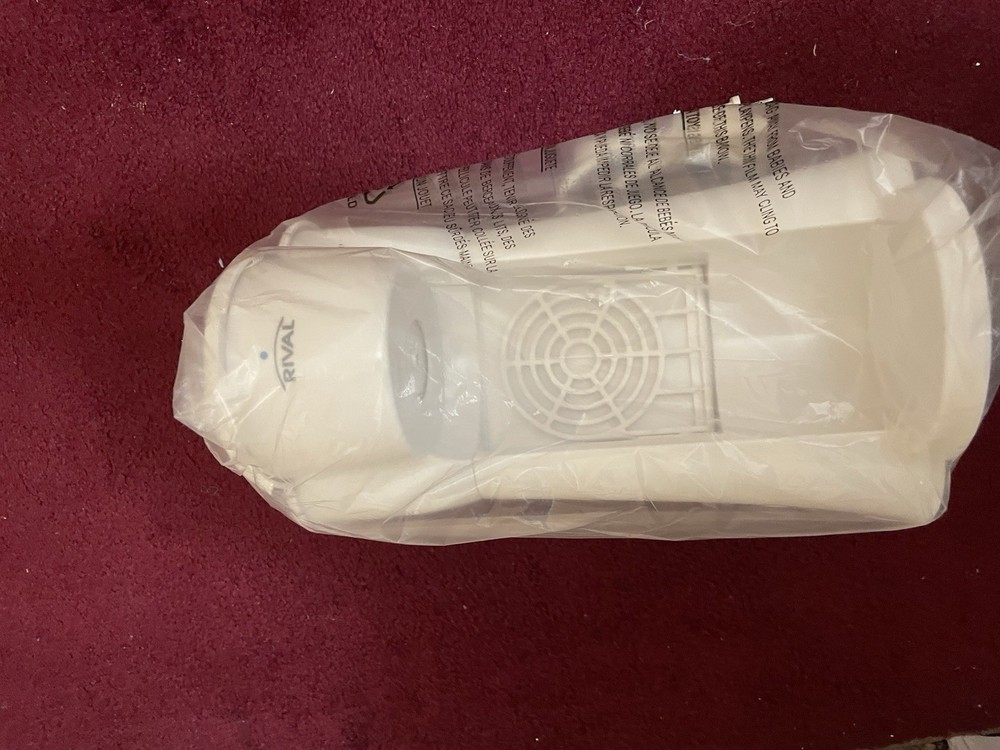 Rival CM4015 Single Serve Coffee Maker White Permanent Filter Removable Basket