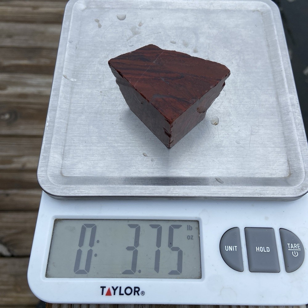 Deep Red Jasper Lapidary Rough 3.75 Oz