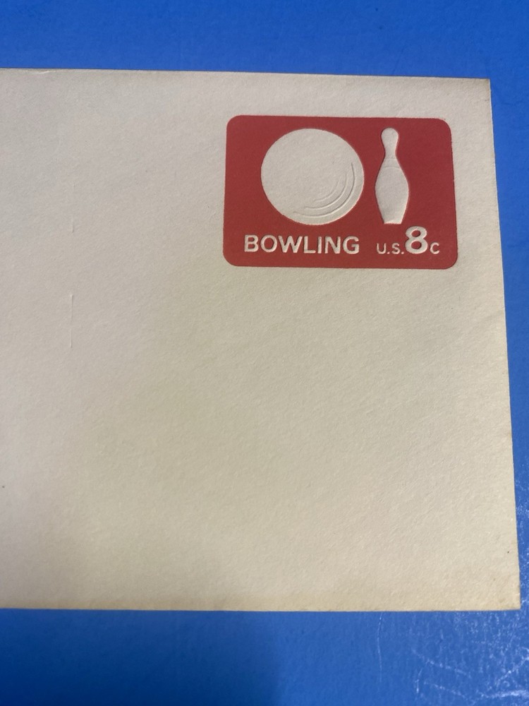 US63 BOWLING 8c ENVELOPE 1971