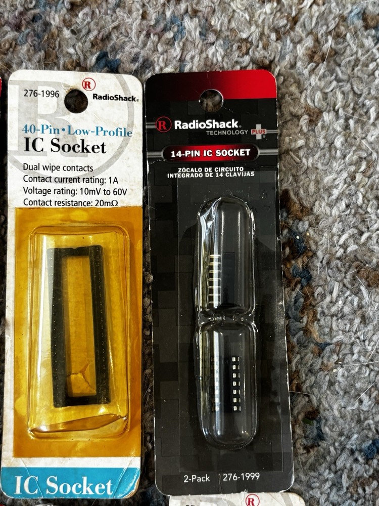 RADIOSHACK IC Sockets 40 20 14 Pin