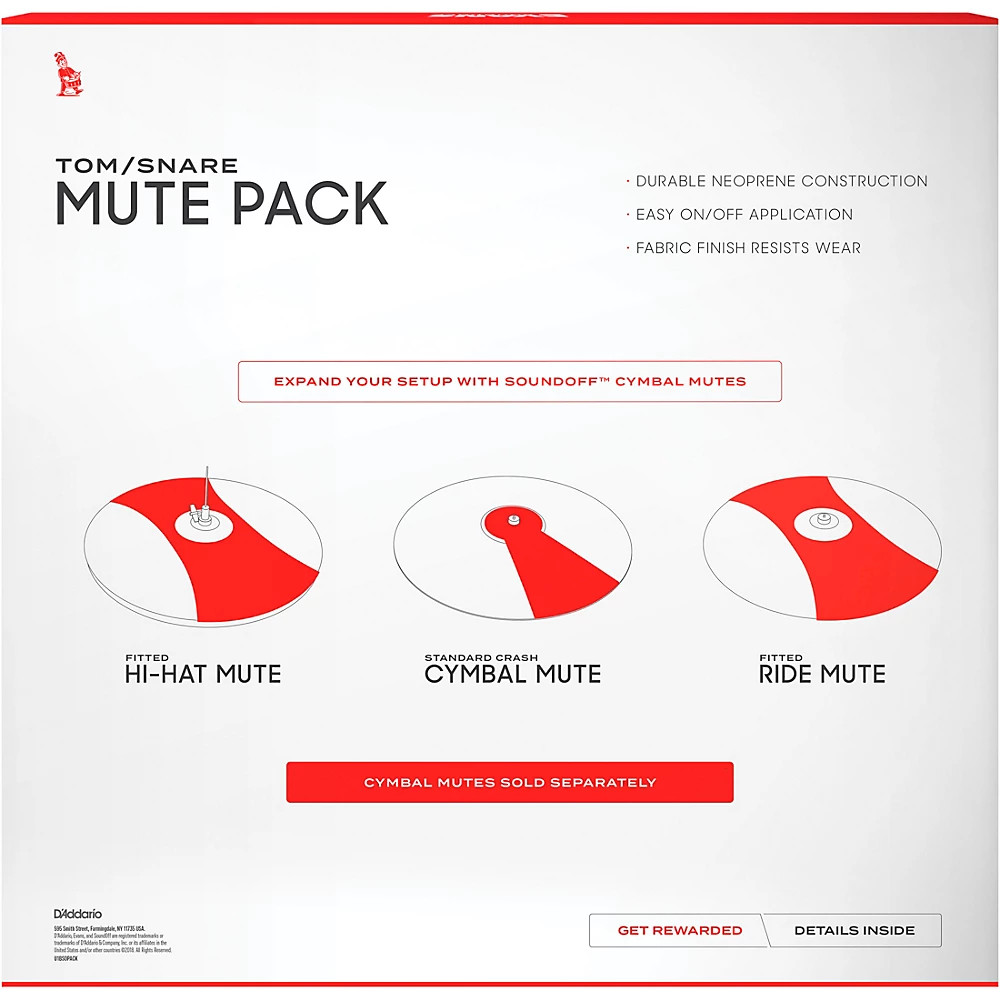 Evans SoundOff by Evans Drum Mute Pak Standard