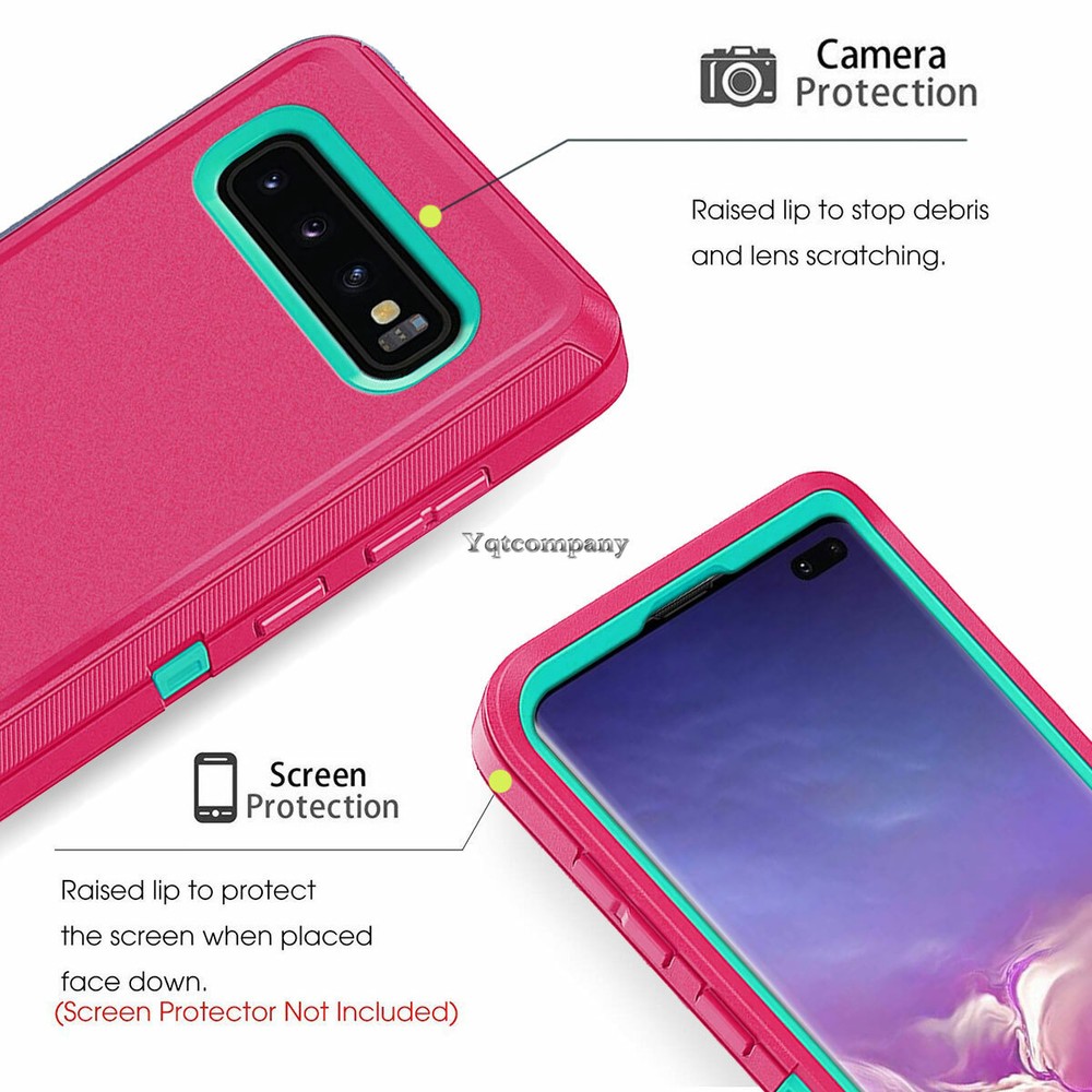 For Samsung Galaxy S10 Plus Shockproof Heavy Duty Case Cover / Screen Protector