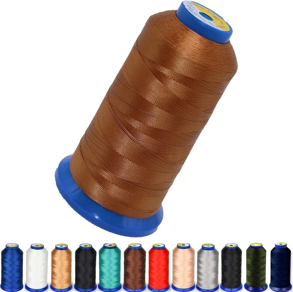 Premium 210D/3 Polyester Thread Spool - Perfect for Upholstery & DIY Crafts