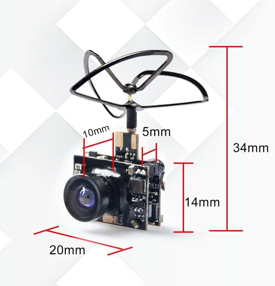 Micro Size Lightweight Antenna Adjustable Power High Image Resolution 5Ghz