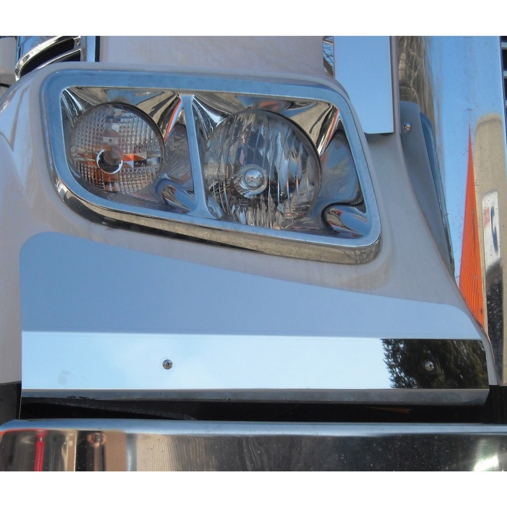 Freightliner Coronado 2010+ Set Back Axle Below Headlight Fender Guards