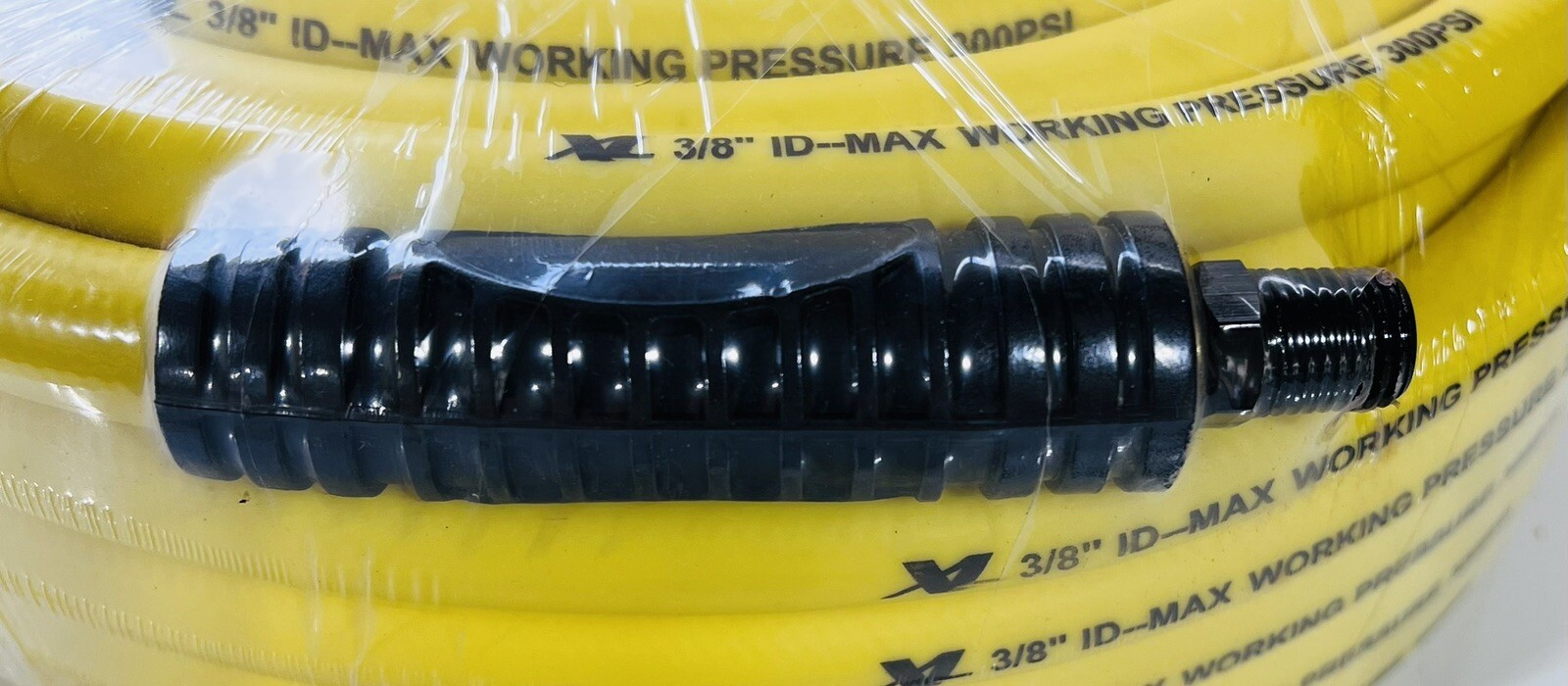 Flex 3/8' x 50' Hybrid Air Hose - Competes with Flexzilla HFZ3850YW2 -CLOSEOUT