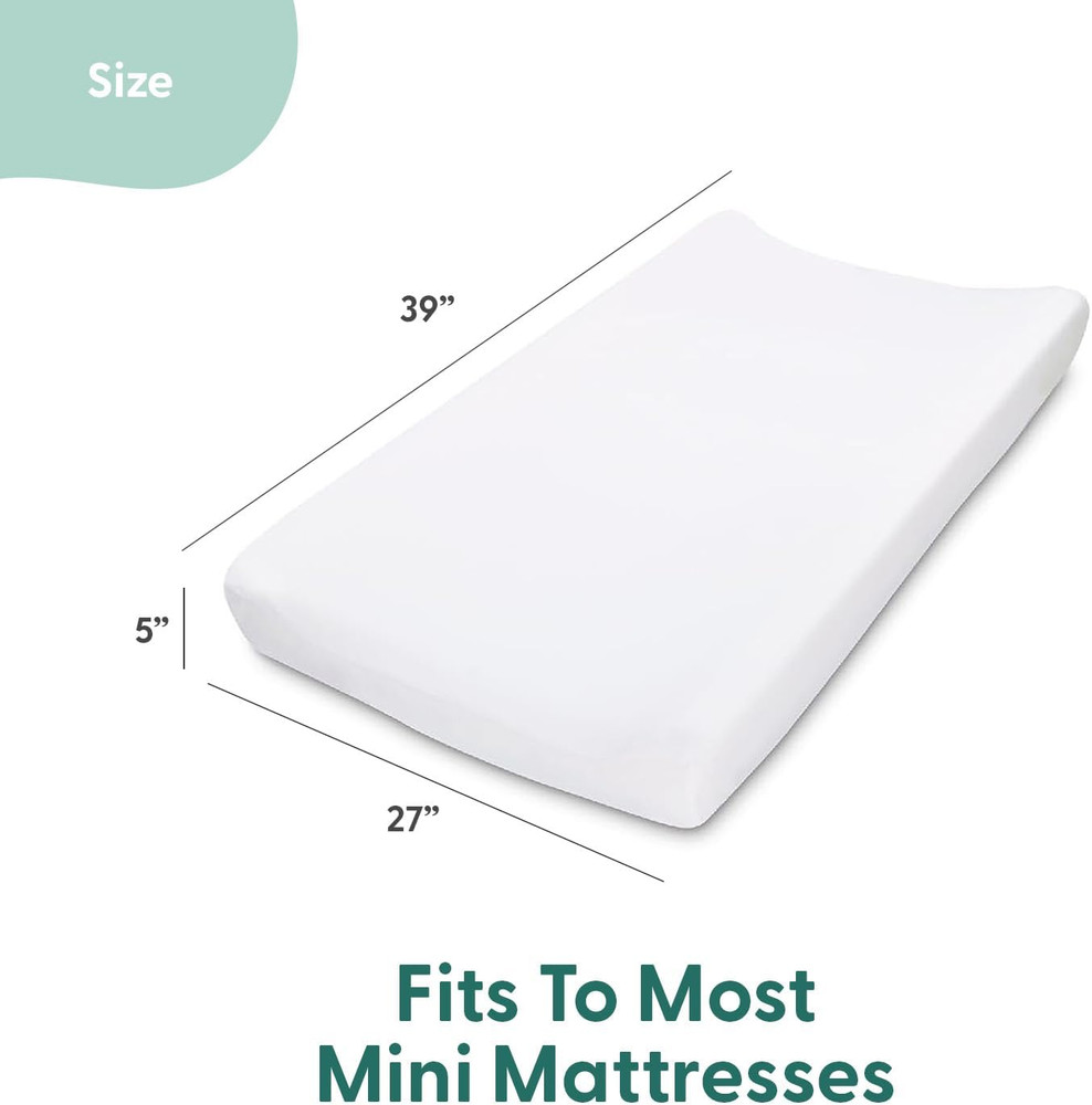 3 Pack and Play Mattress Sheets, Celestial Mini Crib Sheets Fitted, Pack N Play