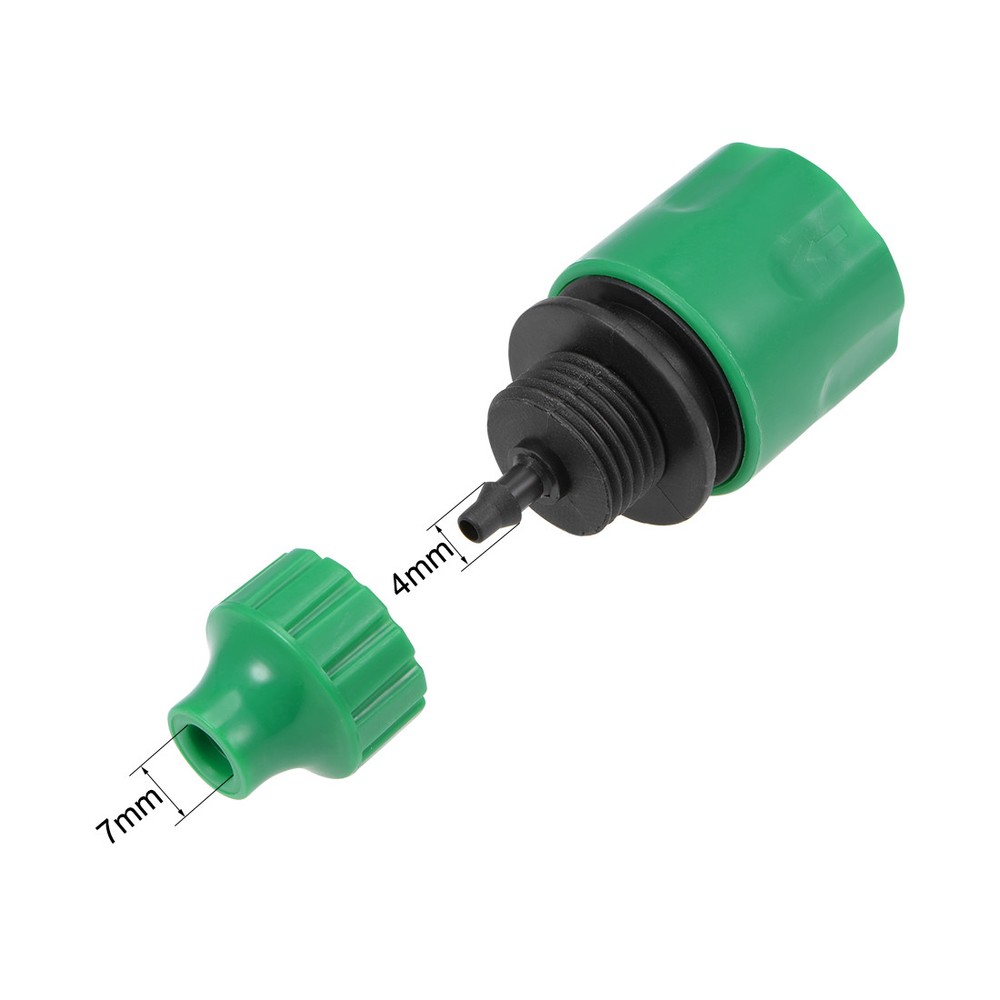 Quick Connector Hose Pipe Adapter Fitting 4mm Inner Diameter Hose 2pcs