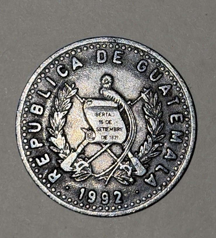 Guatemala 10 Centavos 1992 Coin