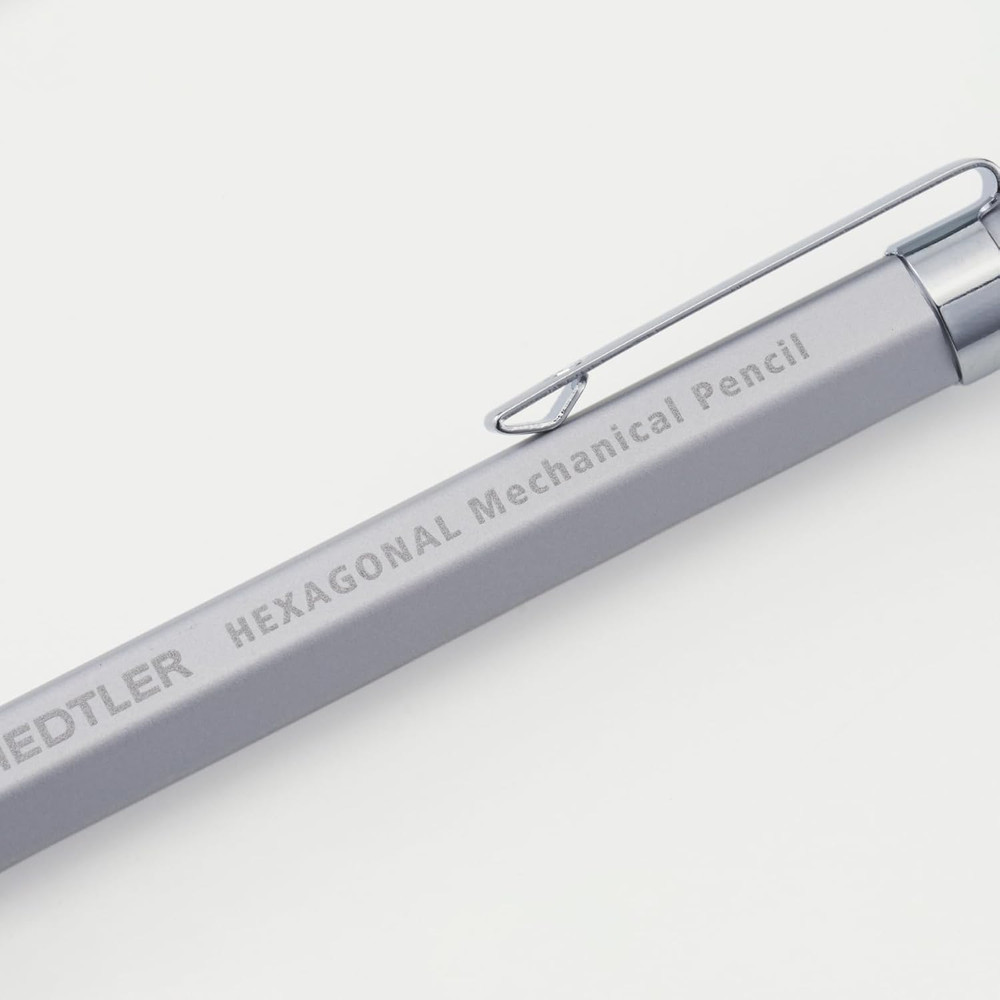 925 77-05S Hexagonal Mechanical Pencil, 0.5mm [Silky Silver]