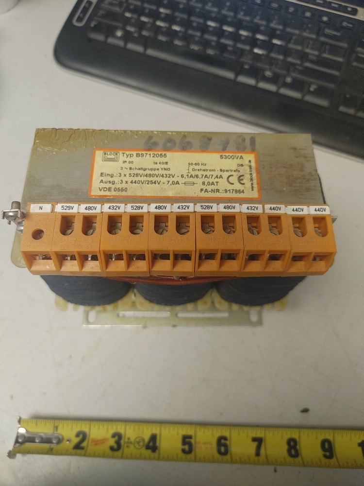Block Typ B9712055 Transformer 5300VA FA-NR: 917864