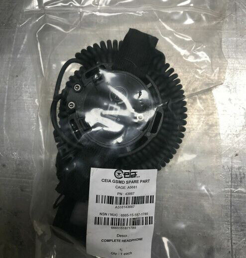CEIA CMD GSMD METAL MINE DETECTOR COMPLETE HEADPHONE REPLACEMENT PART 43667