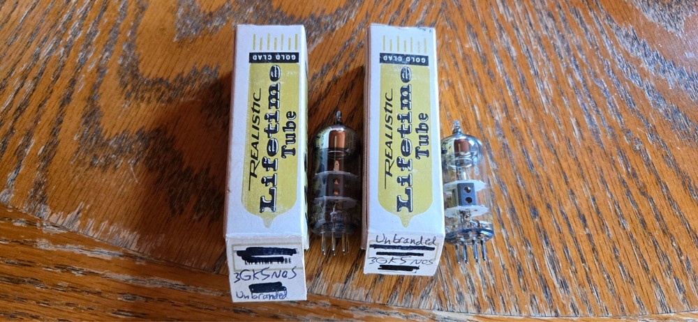 (2) Unbranded NOS 3GK5 Vacuum Tubes Tested