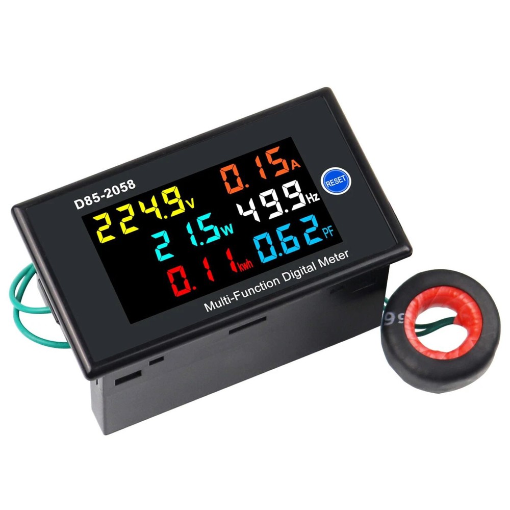 70*40*39mm Compact, Durable Digital LCD AC Panel Meter Easy To Install