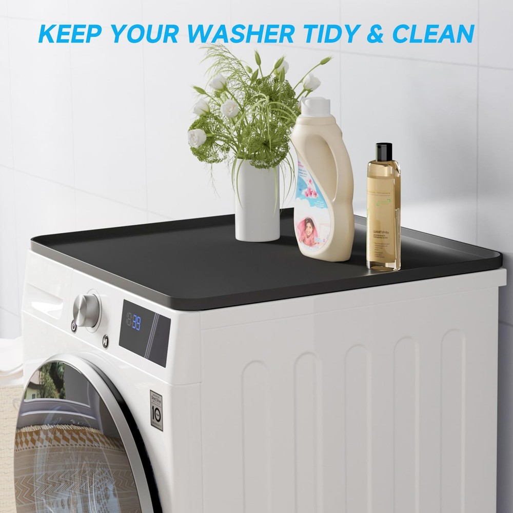 Mini Fridge Stand with Silicone Mat, Universal Base is Adjustable, 4...