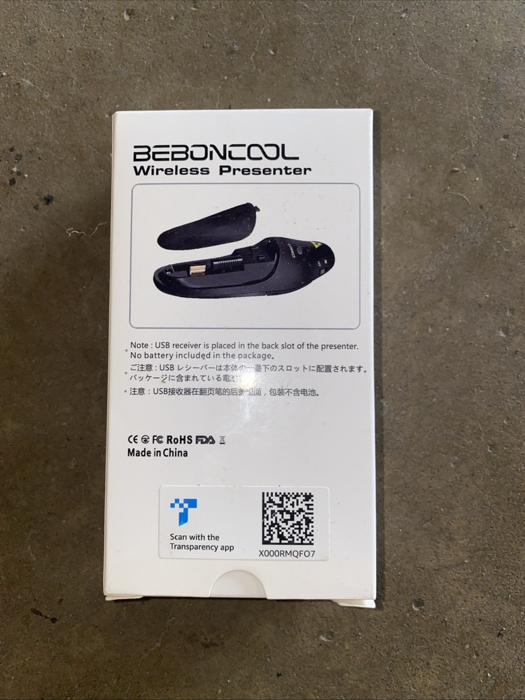 Beboncool Wireless Presenter Model D100, 2.4 GHz