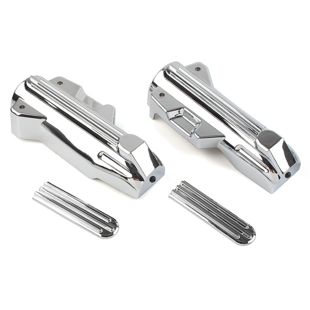 Upper Fork Slider Accents Lower Fork Covers For Harley Electra Street Chrome
