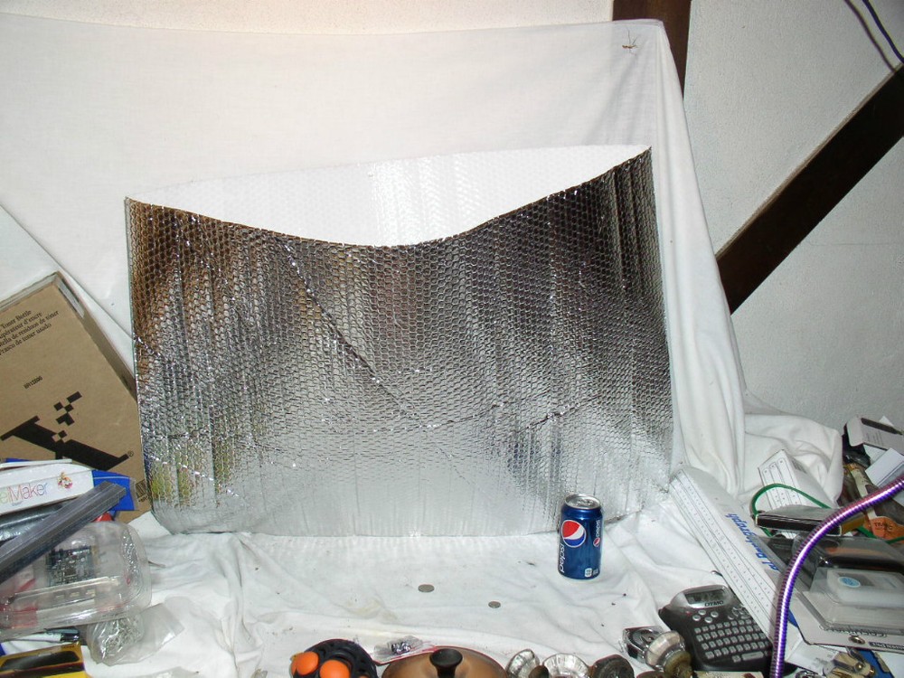 SILVER METALIZED PLASTIC FOIL BUBBLE PACKING REFLECTIVE BAG POUCH PACKAGE WRAP