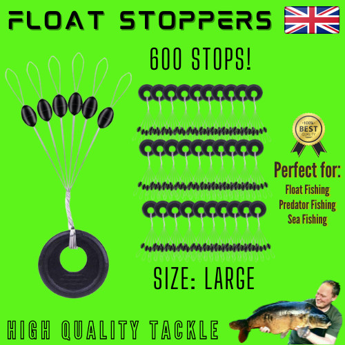 Large Float Stops Stoppers - Fits any line!    Beads Rubber Rig Buffer