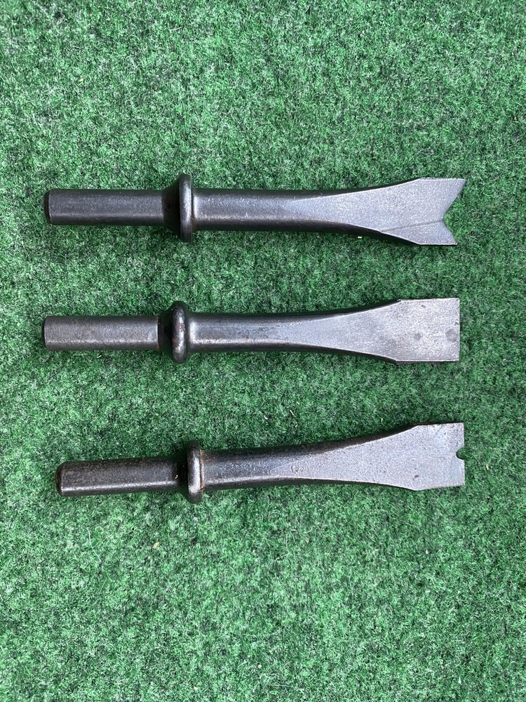 New 3 Pieces Air Hammer Chisel Attachments
