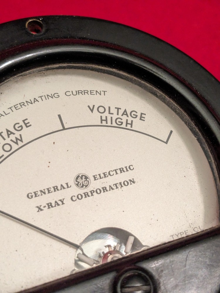 GE General Electric X-RAY Corp Alternating Current LOW/HIGH Volt Type CL