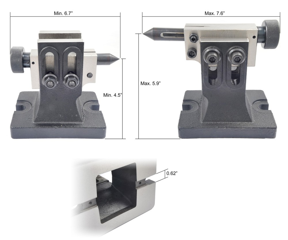 VERTEX ADJUSTABLE TAILSTOCK (3900-2409)