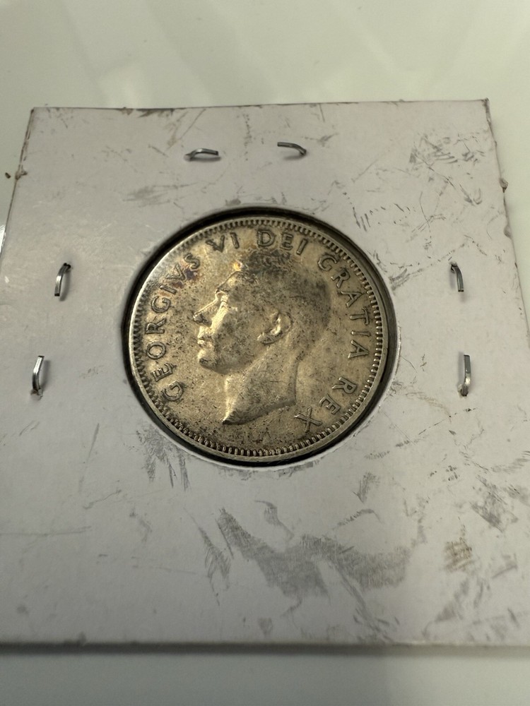 1951 Canada 25 Cents Coin Silver