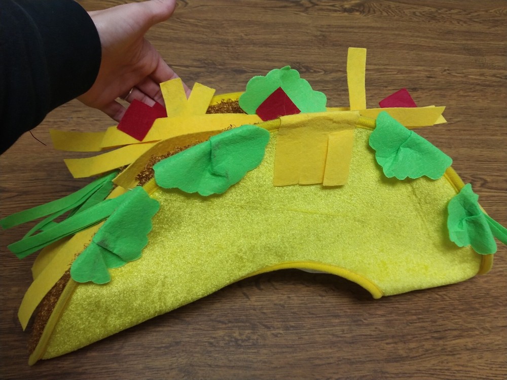 Juvale Plush Fiesta Taco Hat