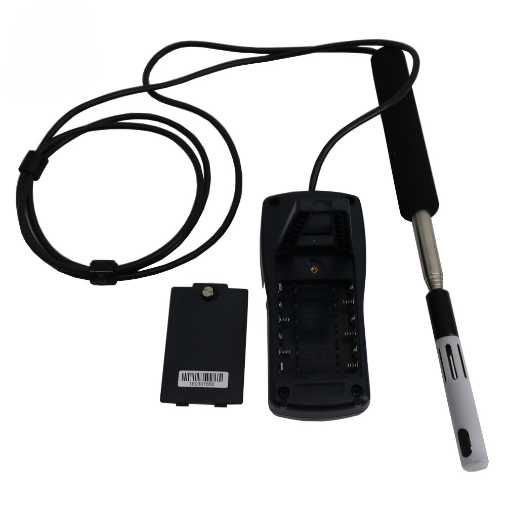 TES-1341 Air Velocity Meter Hot-Wire Anemometer Software Flow Volume Tester