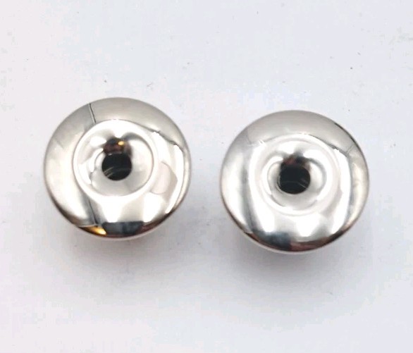 Reproduction Hoosier Cabinet Knobs Nickel Plated Drawer Door Pulls Hardware Pair