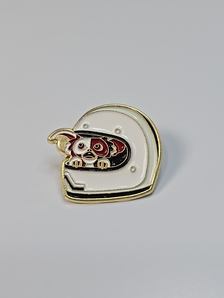 Gremlin Lapel Pin Gizmo With Helmet