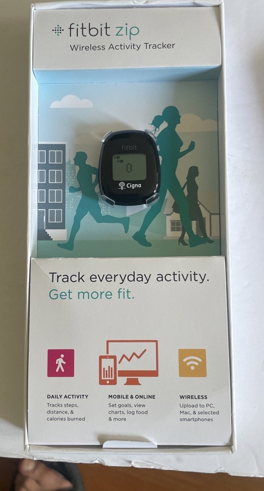 FitBit ZIP - Wireless Fitness Activity Tracker FB301C - New Battery