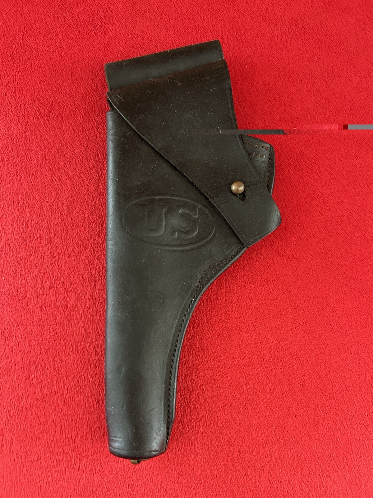 WWI US Army M1909 Military Leather Holster For M1917 .45 Revolver G&K 1918