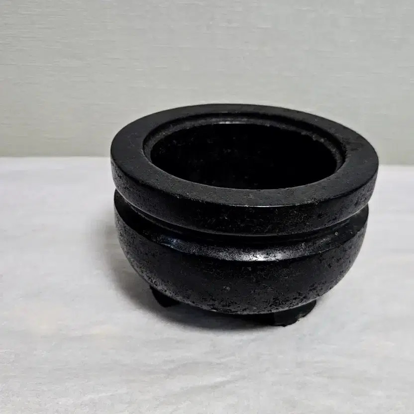 Vintage Soapstone Incense Burner with Tripod