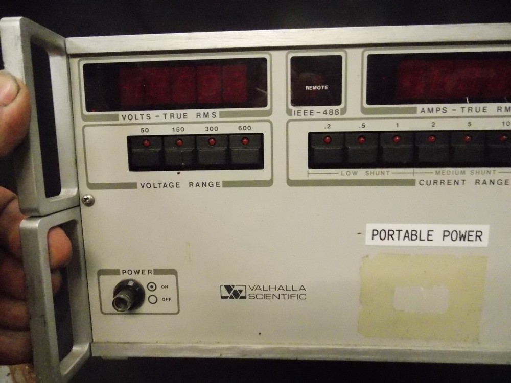 Valhalla Scientific 2301 Digital 1Ph 115/230v Power Analylzer Programable