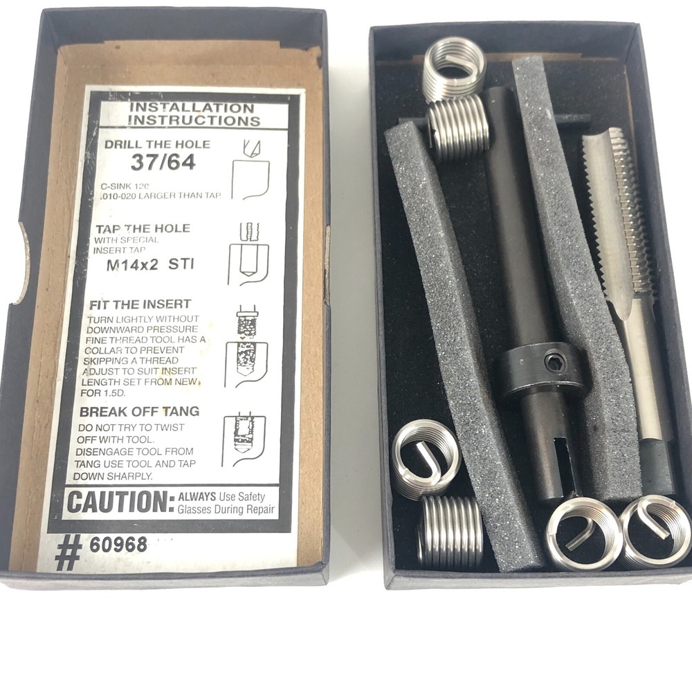 Chrislynn Precision Thread Repair Kit M14 x 2