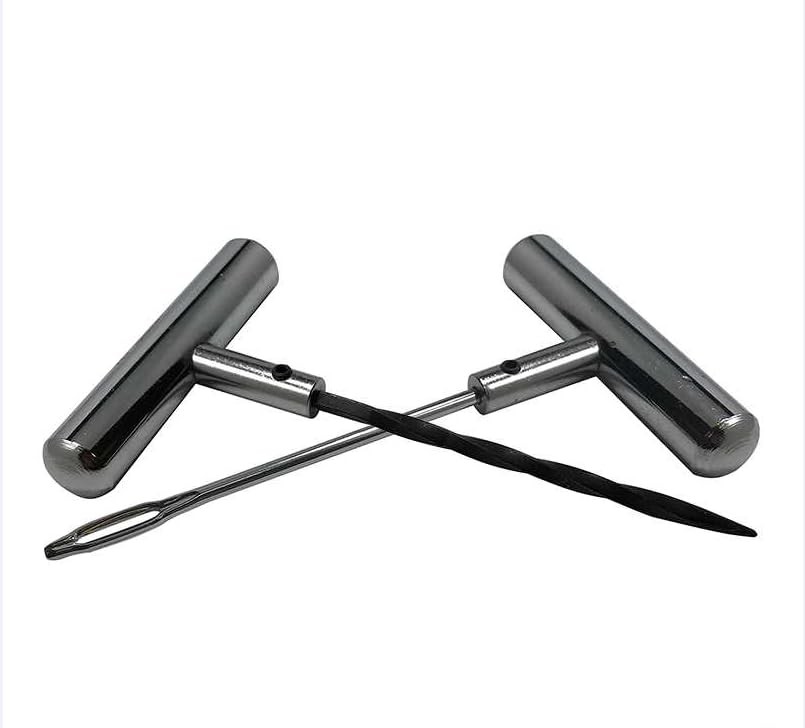 Auto Stainless Steel Solid T-Handle Set - Pro Heavy Duty Spiral Probe & Split